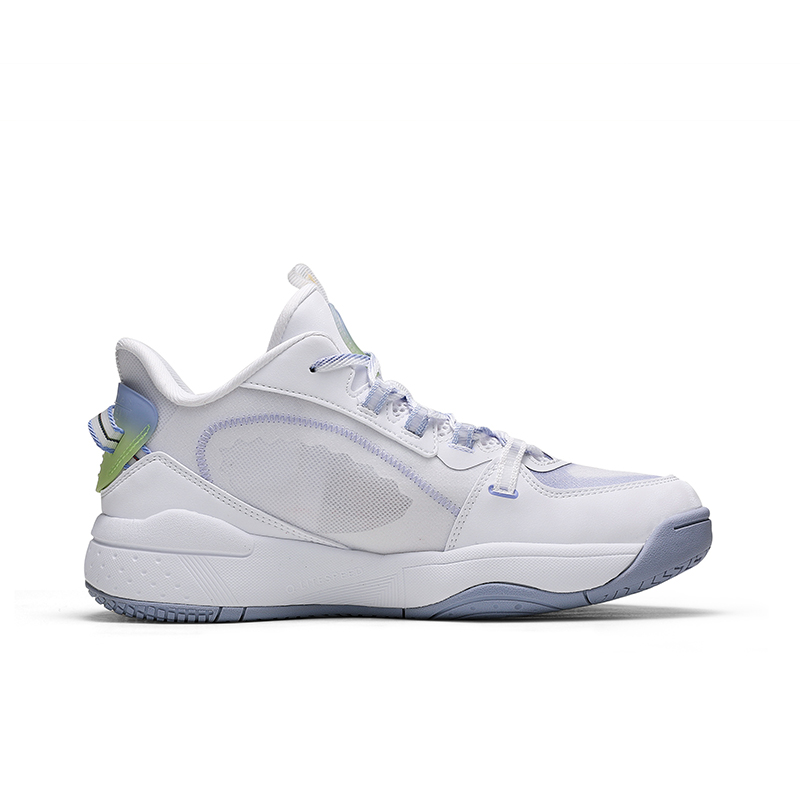 QIAODAN Mid top Basketball Shoes Women’s White Green