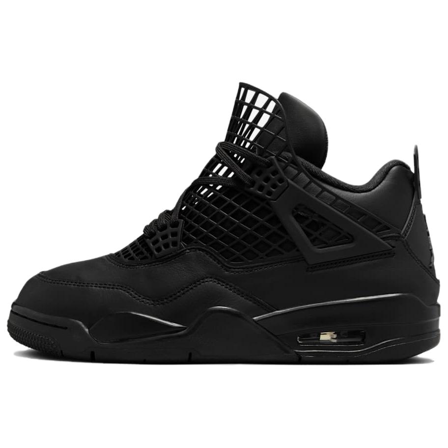 Женские кроссовки Jordan Air Jordan 4 RETRO “NET/Black” (черные)