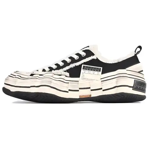 VESSEL G.O.P. Lows O.G. Gene Mutation Twist Shoe Low top Canvas Shoes Unisex Black