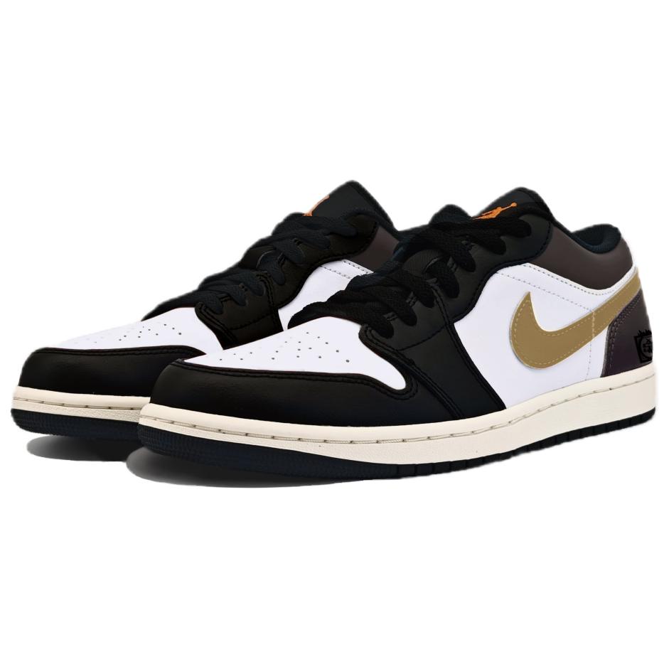 Jordan Air Jordan 1 Abrasion Resistant Vintage Basketball Shoes Unisex Khaki Brown