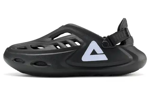 PEAK Taichi Clogs Taichi Wanderer Clogs Men's Black White