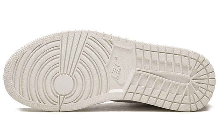 Женские кроссовки Jordan Air Jordan 1 OG Retro High White Snake (W) (бежевые) — Белый — фото 5
