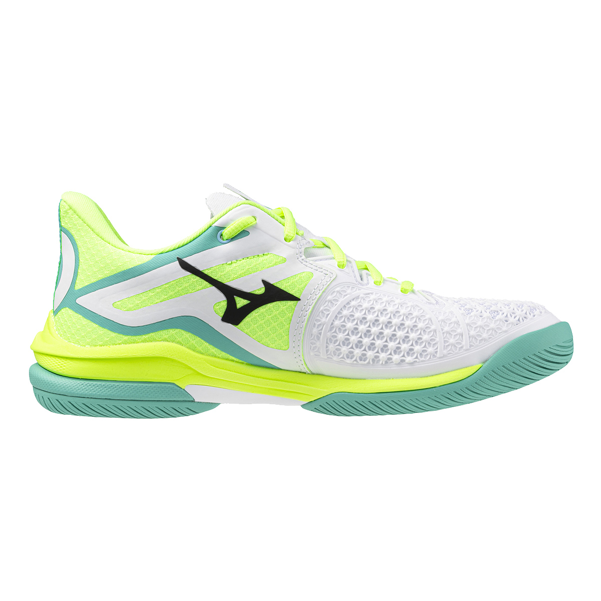 Mizuno Wave Exceed Tour 6 Cushioning Slip Resistant Abrasion Resistant Tennis Shoes Women’s Neon Green