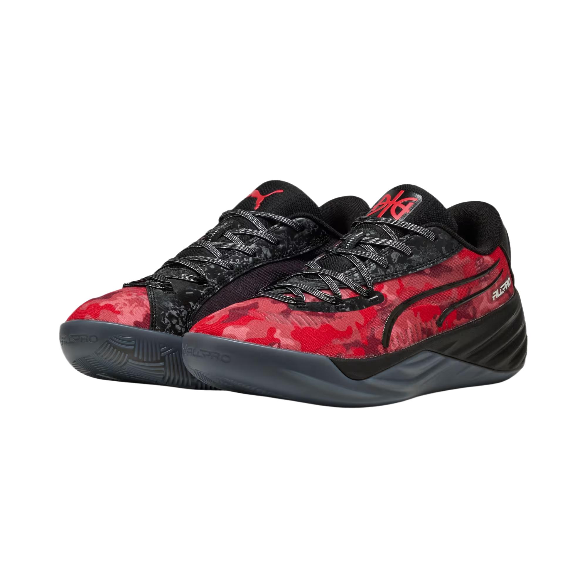 PUMA All Pro Nitro DA Lightweight Low top Basketball Shoes Men’s Red
