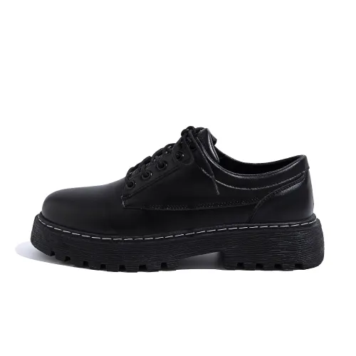 HUANQIU Men's Casual Shoes Men's Black