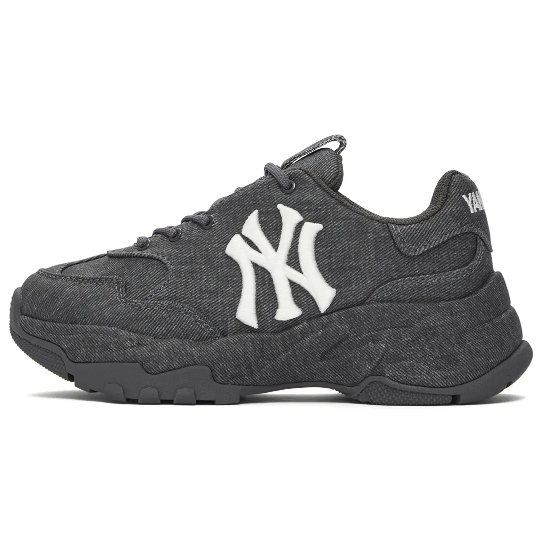 MLB New York Yankees Height Increasing Low top Chunky Sneakers Unisex Dark Gray