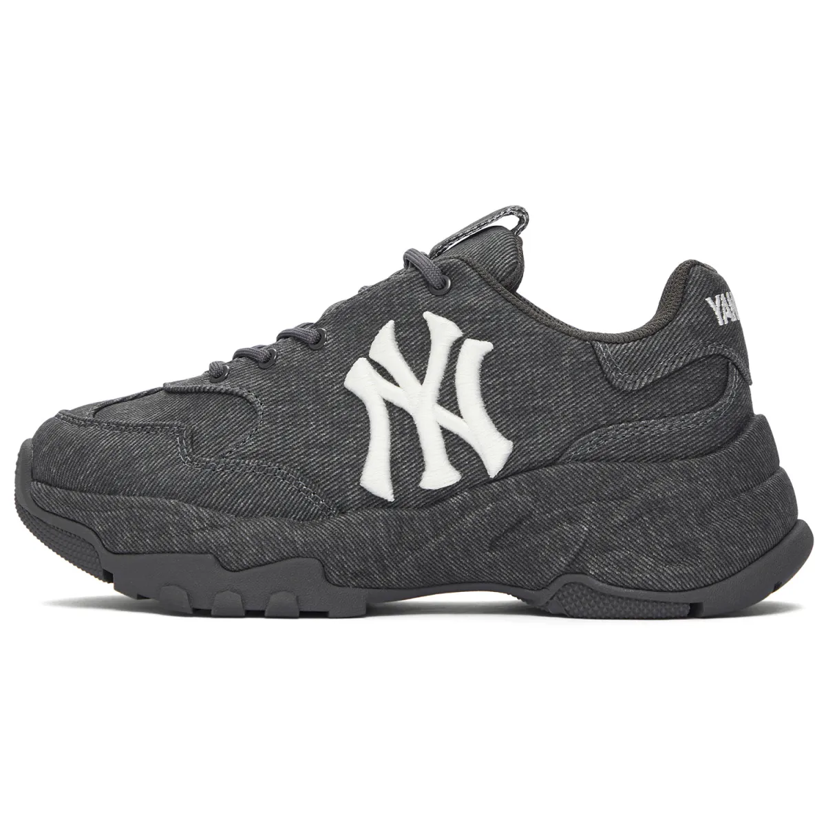 MLB New York Yankees Height Increasing Low top Chunky Sneakers Unisex Dark Gray