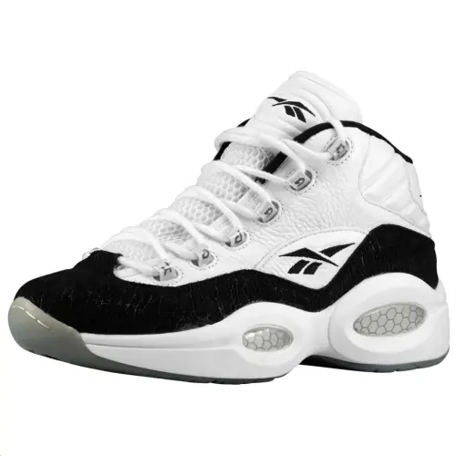 Reebok Question Mid 'White Black'