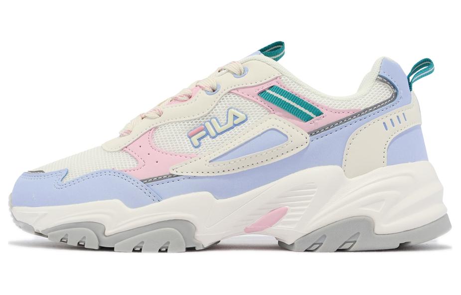 FILA Ranger Abrasion Resistant Breathable Low top Chunky Sneakers Women's White Blue