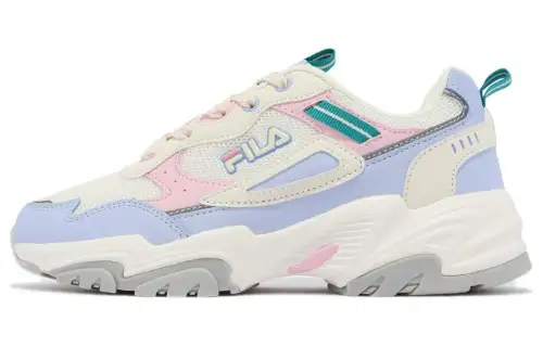 FILA Ranger Abrasion Resistant Breathable Low top Chunky Sneakers Women's White Blue