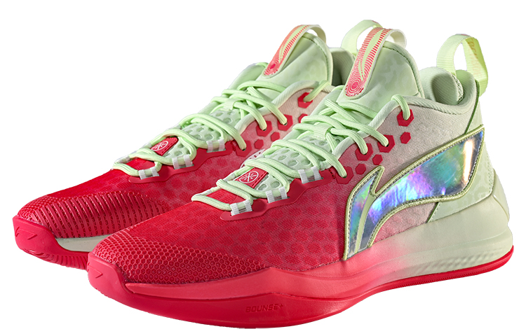 Li Ning Shadow 1 Basketball Shoes Men’s Red Green