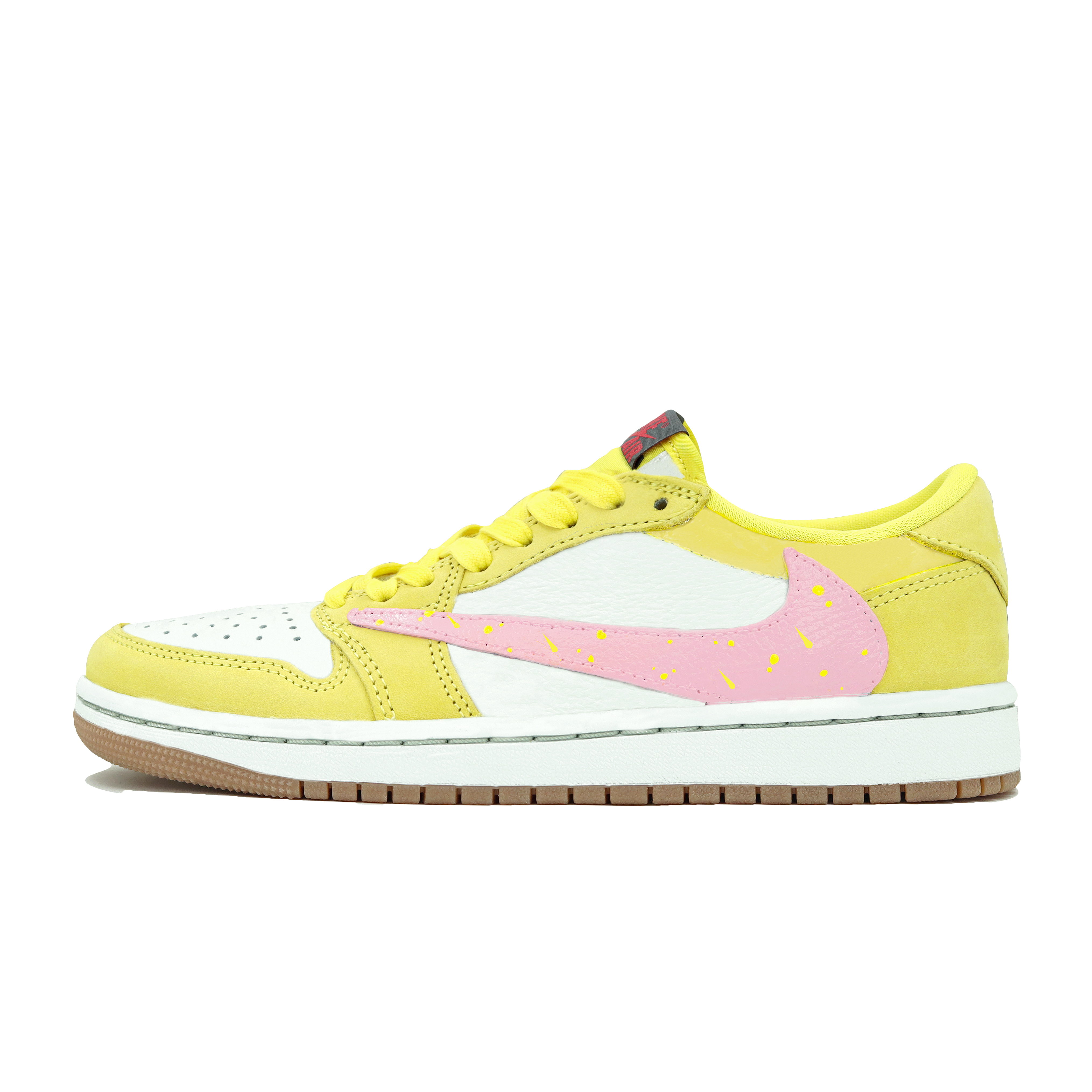 Travis Scott x Jordan Air Jordan 1 Low OG Radiant Summer Cushioning Slip Resistant Abrasion Resistant Low top