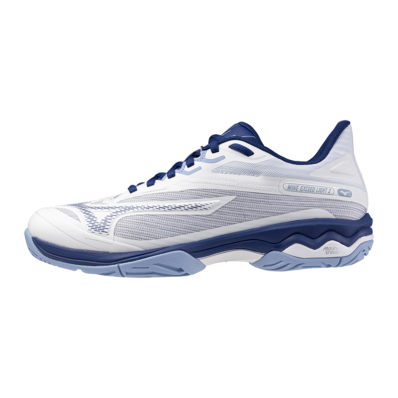 Mizuno Wave Exceed Light 2 Cushioning Coverage Lightweight Cushioning Coverage Lightweight Low top Tennis Shoes Unisex