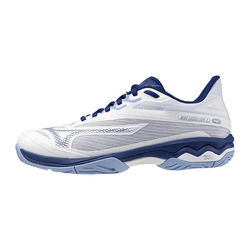 Mizuno Wave Exceed Light 2 Cushioning Coverage Lightweight Cushioning Coverage Lightweight Low top Tennis Shoes Unisex