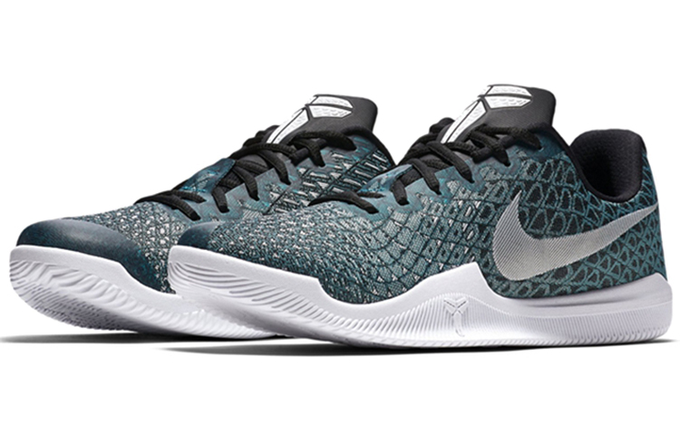 Мужские кроссовки Nike Mamba Instinct Kobe Mentality 3 EP (зелено-черные) — фото 3