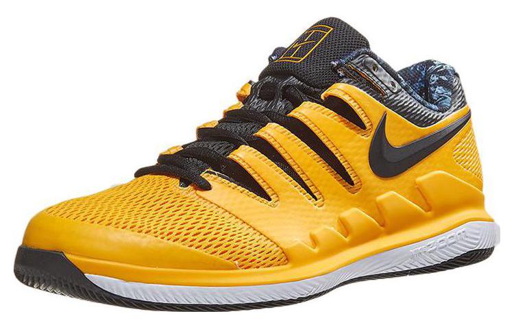 Мужские кроссовки Nike Air Zoom Vapor X Court (желто-черные) — фото 3