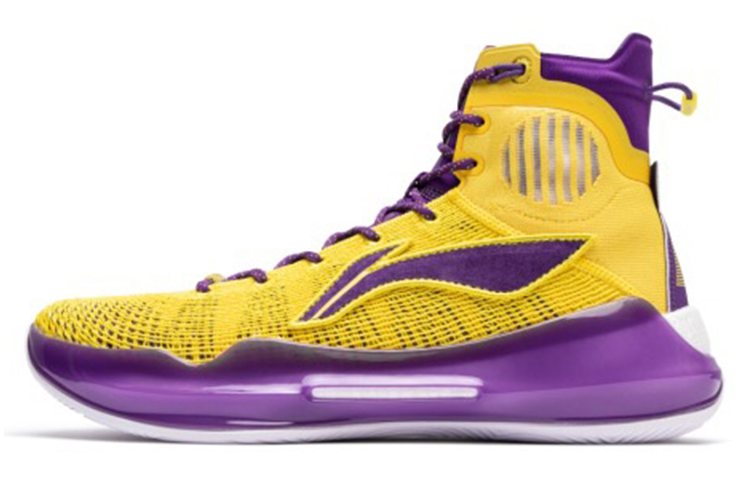 Li Ning YuShuai 13 Boom Coverage Balance Lightweight High top 䨻 Basketball Shoes Men’s Purple Gold