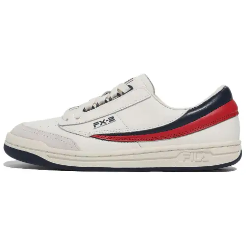 FILA Tennis 88 Abrasion Resistant Abrasion Resistant Low top Tennis Shoes Unisex White