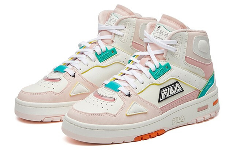 FILA FUSION Heritage Retro Basketball Shoes ‘White Pink’ Women’s