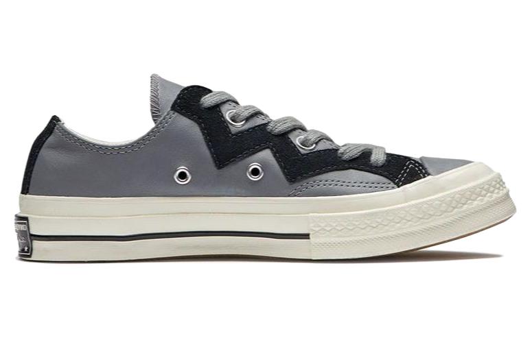 Женские кеды Converse Chuck 1970s (серо-черные) — фото 2