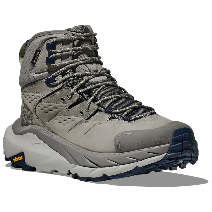 HOKA ONE ONE Kaha 2 Slip Resistant Abrasion Resistant High top Hiking Shoes Men’s Gray