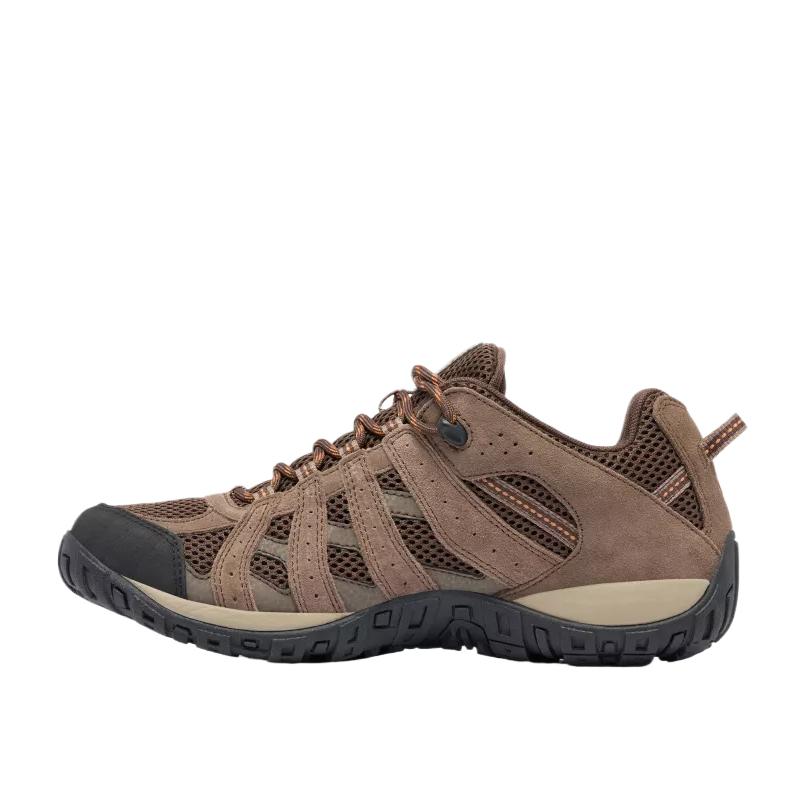 Columbia Redmond Cushioning, Slip Resistant, Abrasion Resistant, Waterproof Low Top Hiking Shoes Men’s Black Ginger
