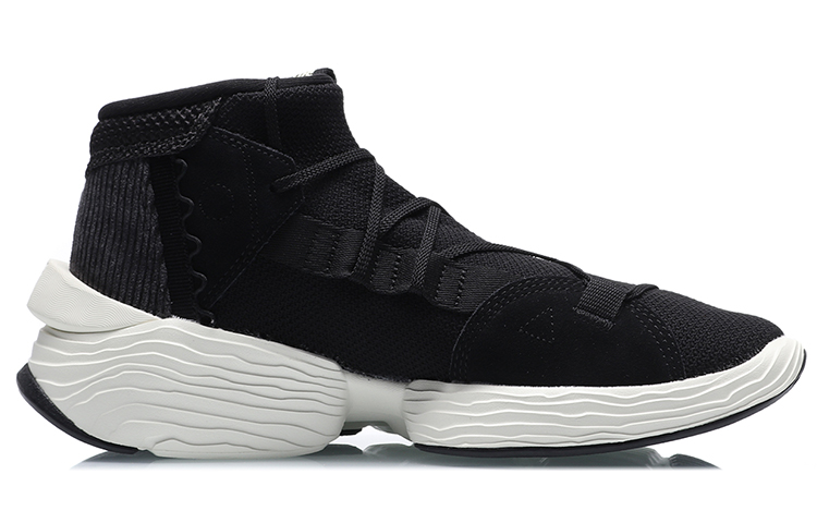 Li Ning X Jackie Chan Kung Fu Collection Basketball Shoes Men’s Mid Top Black