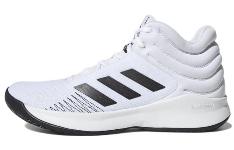 Adidas Pro Spark Abrasion Resistant Slip Resistant Low top Vintage Basketball Shoes Men's White