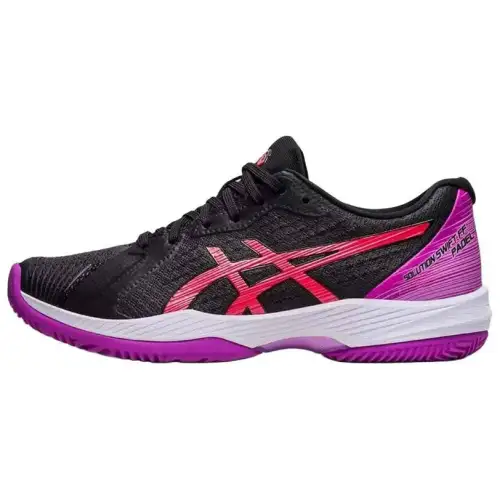 Asics Solution Swift FF Low top Tennis Shoes Women's Black Purple