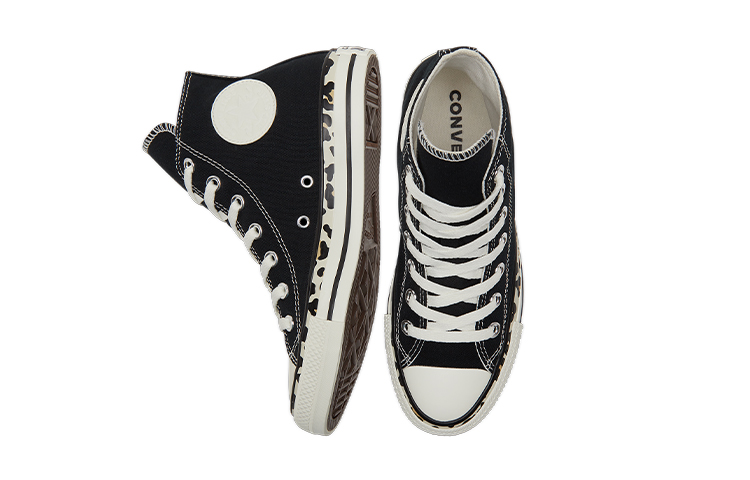 Женские кеды Converse Chuck Taylor All Star (черно-белые) — 标准黑/白 — фото 4