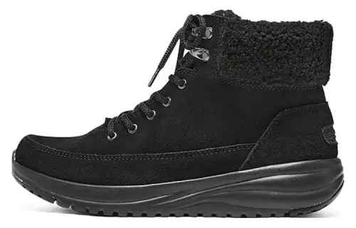 Skechers ON THE GO STELLAR Thermal Abrasion Resistant Casual Short Snow Boots Women's Black