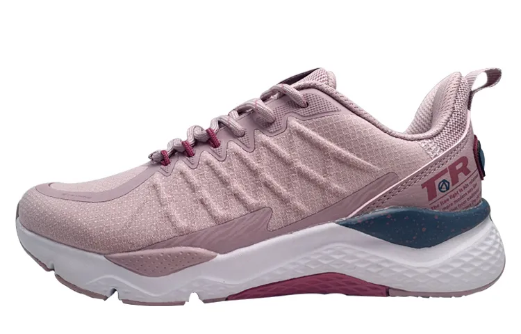 361° Mesh Slip Resistant Abrasion Resistant Cushioning Low top Training Shoes Women's Pink Green