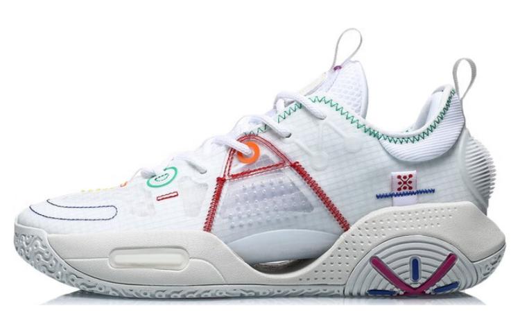 Li Ning All City 9 V1.5 Abrasion Resistant Breathable Low top Basketball Shoes Men’s White