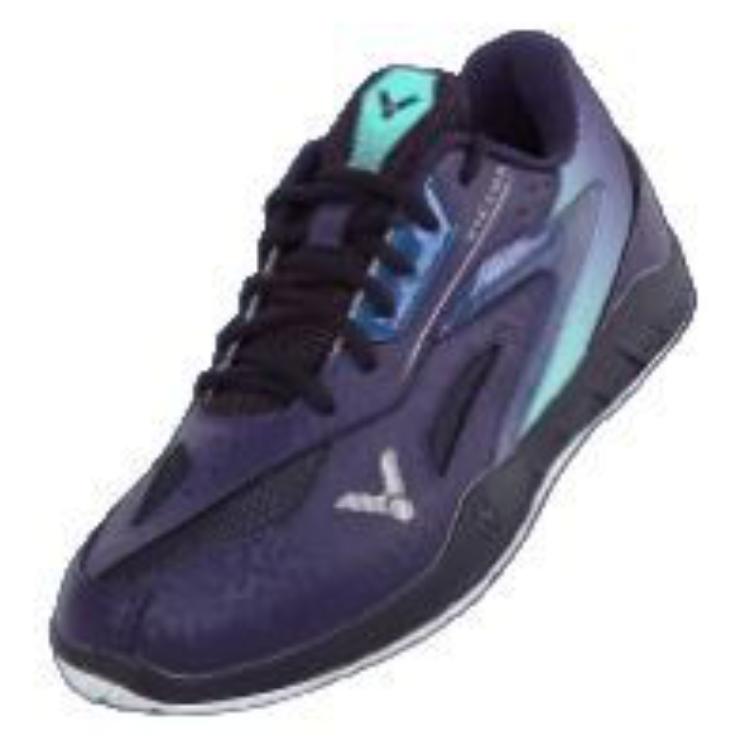 VICTOR Cushioning Slip Resistant Abrasion Resistant Low top Badminton Shoes Unisex Blue