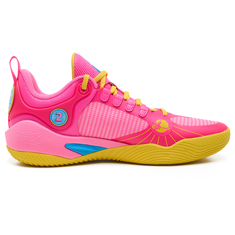 RIGORER Brandin Podziemski Generation 1 BP1PE Cushioning, Wear Resistant Low top Basketball Shoes Unisex Pink
