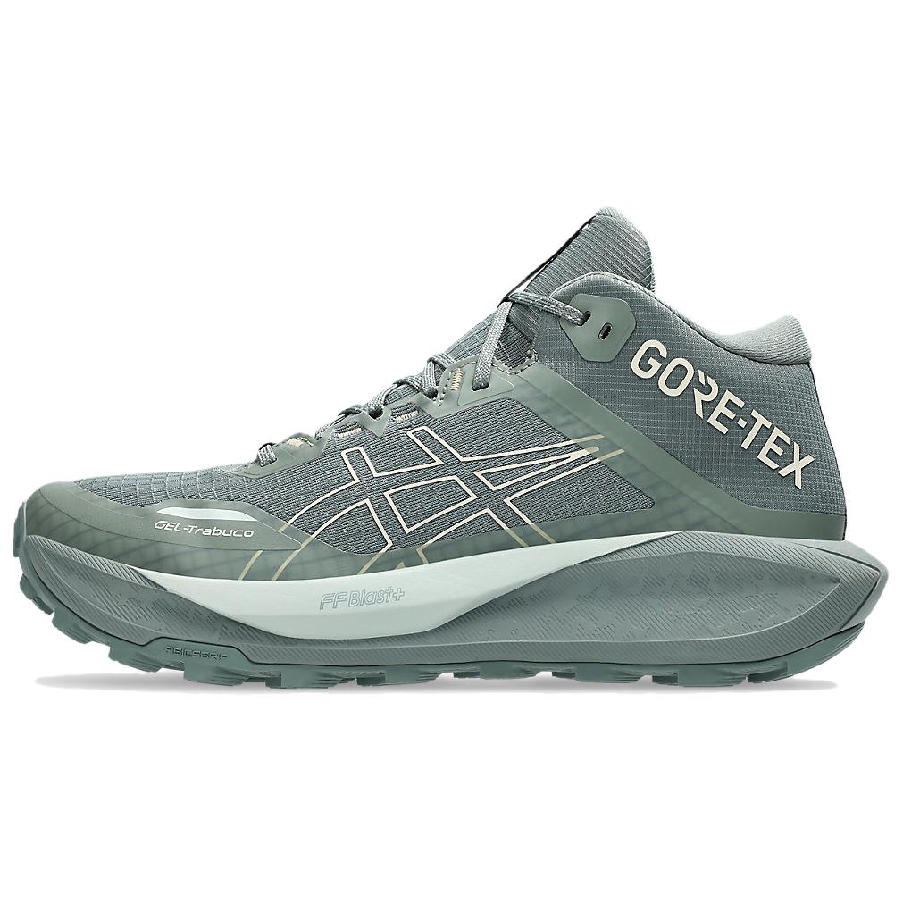 ASICS GEL TRABUCO Trail Running Shoes Men’s Gray Green