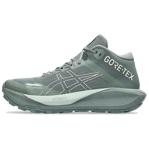 ASICS GEL TRABUCO Trail Running Shoes Men's Gray Green