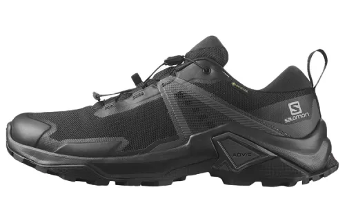 SALOMON Gore Tex Mountaineering & Hiking Shoes Men's Low Top Black