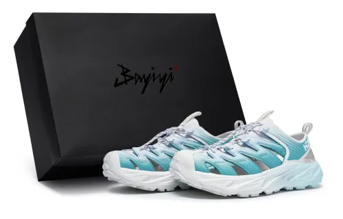 HOKA ONE ONE Hopara Collection 811 Manufacturing, Bibo, Special Shoe Box River Trekking Shoes Unisex Blue White