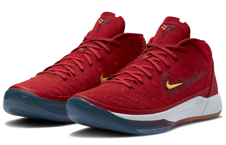 Мужские кроссовки Nike Kobe AD Mighty I.T. Isaiah Thomas PE EP PU (красные) — Красный — фото 3