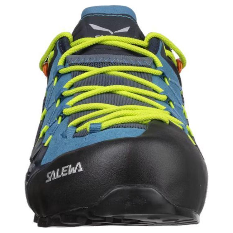 SALEWA WILDFIRE EDGE Abrasion Resistant Rebound Low top Hiking Shoes Men’s Blue Yellow
