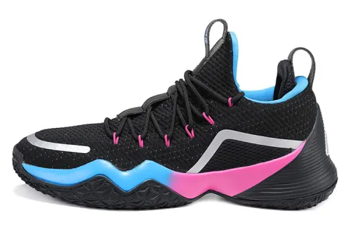 Peak Power Series Practical Comfort Low-top Basketball Shoes Men's Black Blue