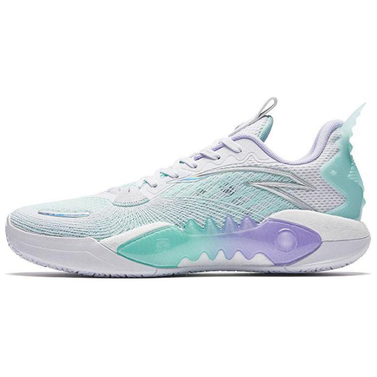 Anta Shock Wave 5 Team Cushioning Slip Resistant Abrasion Resistant Breathable Low top Basketball Shoes Men's