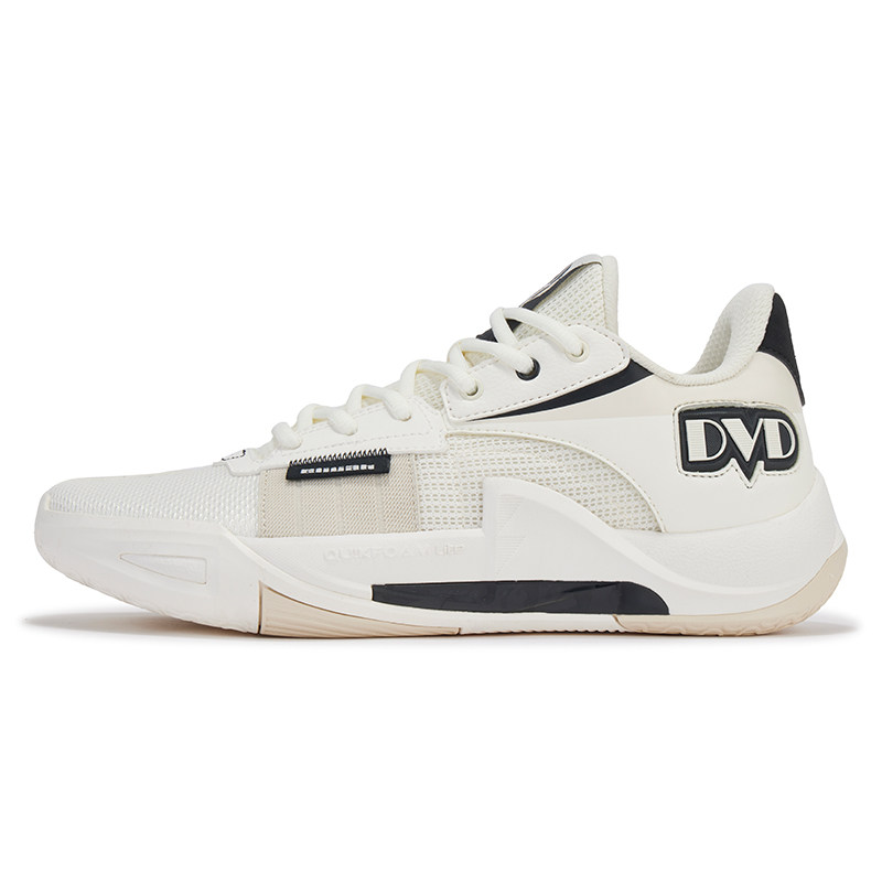 361° Slip Resistant Abrasion Resistant Low top Basketball Shoes Men’s White Black
