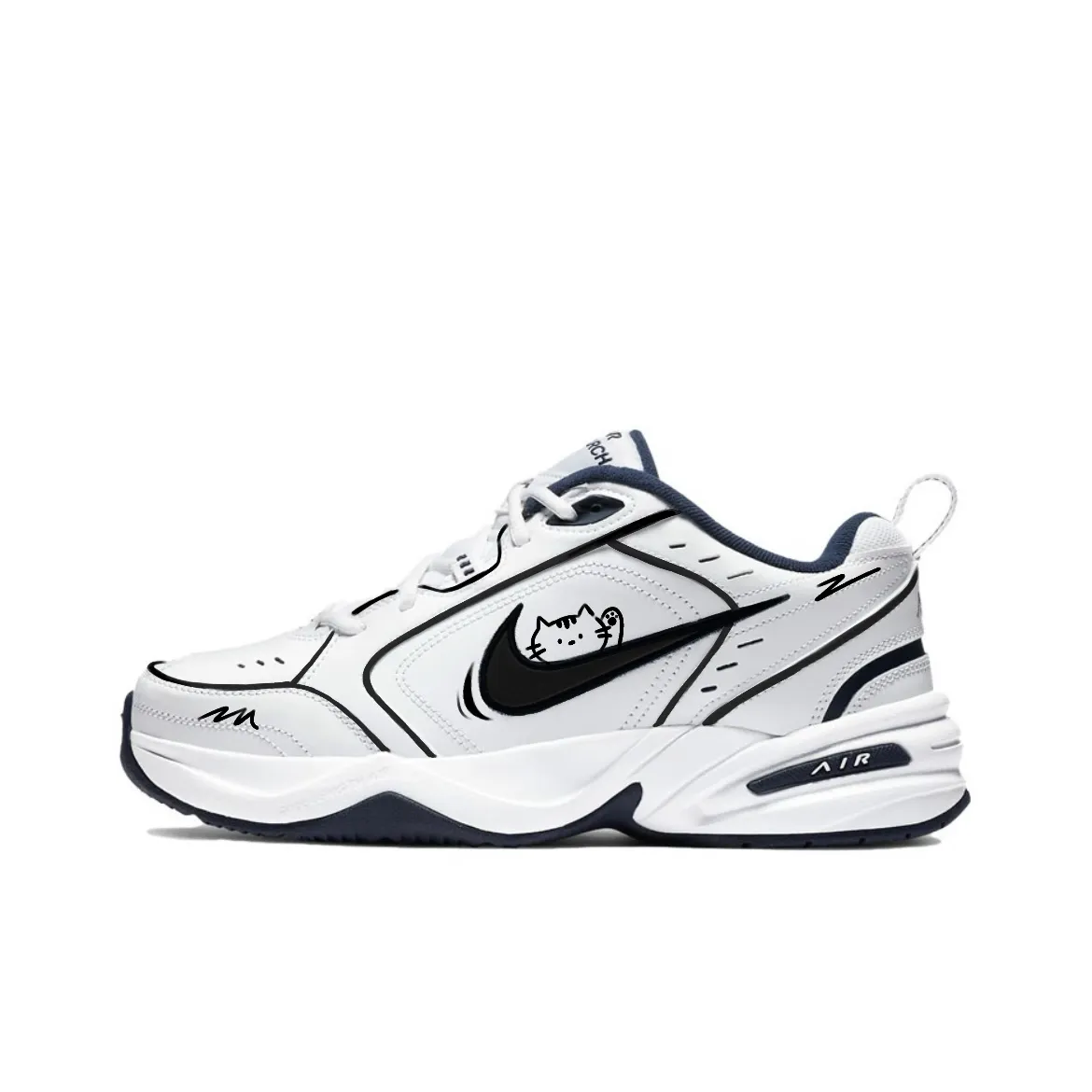 Nike Air Monarch 4 Pointillism Creation, Hello Kitten Slip Resistant Abrasion Resistant