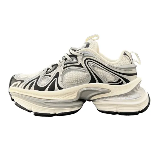 Anta Fuyao 2 Slip Resistant, Abrasion Resistant, Height Increasing Low top Chunky Sneakers Men's Beige Gray Black