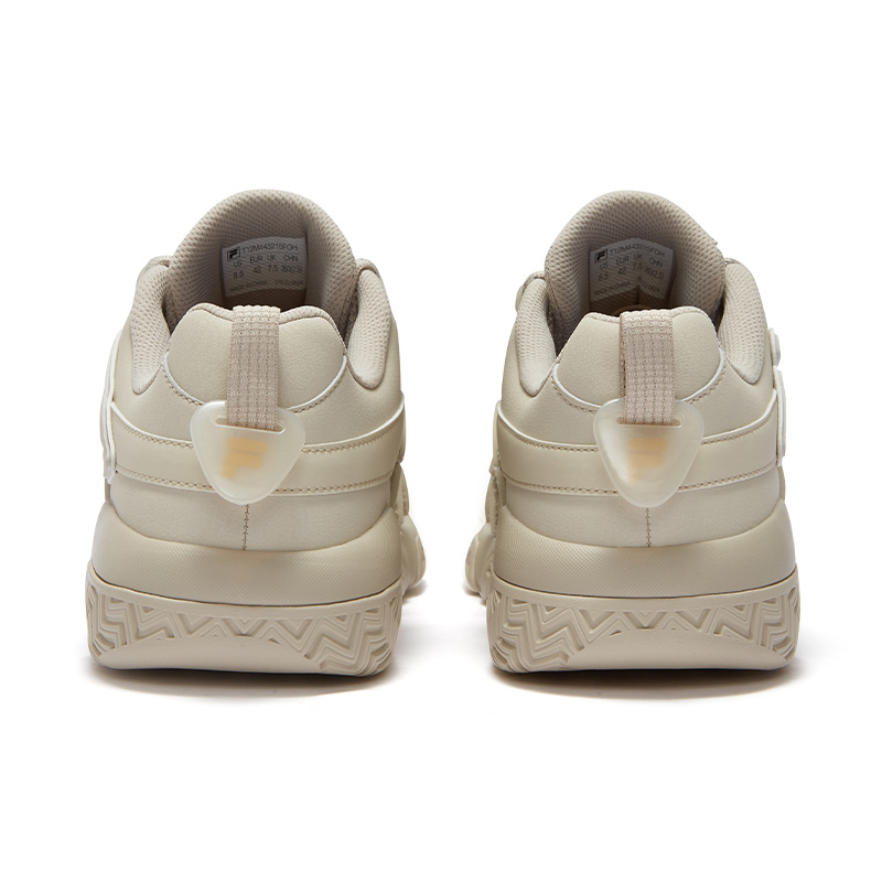 FILA FUSION BUSTER Puffy Shoes Abrasion Resistant Low top Vintage Basketball Shoes Men’s Yellow