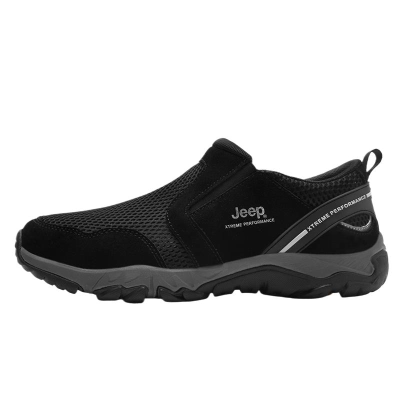 Jeep Abrasion Resistant, Breathable, Lightweight Low top Hiking Shoes Men’s Black