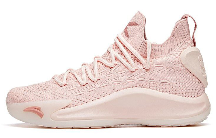Anta KT5 Cushioning Slip Resistant Abrasion Resistant Mid top Performance Basketball Shoes Women's Vibrant Pink