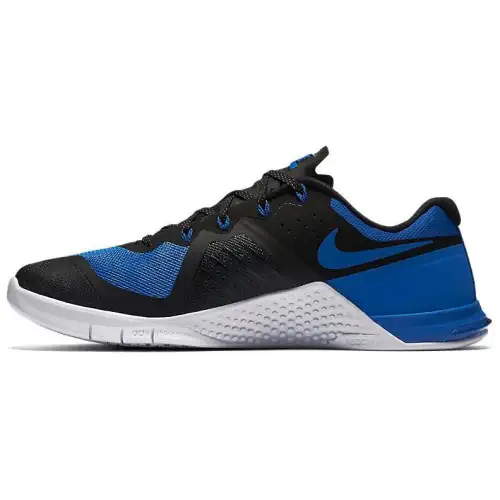 Nike Metcon 2 Amp-X shock-absorbing and wear-resistant low-cut training shoes for men and women, blue and black